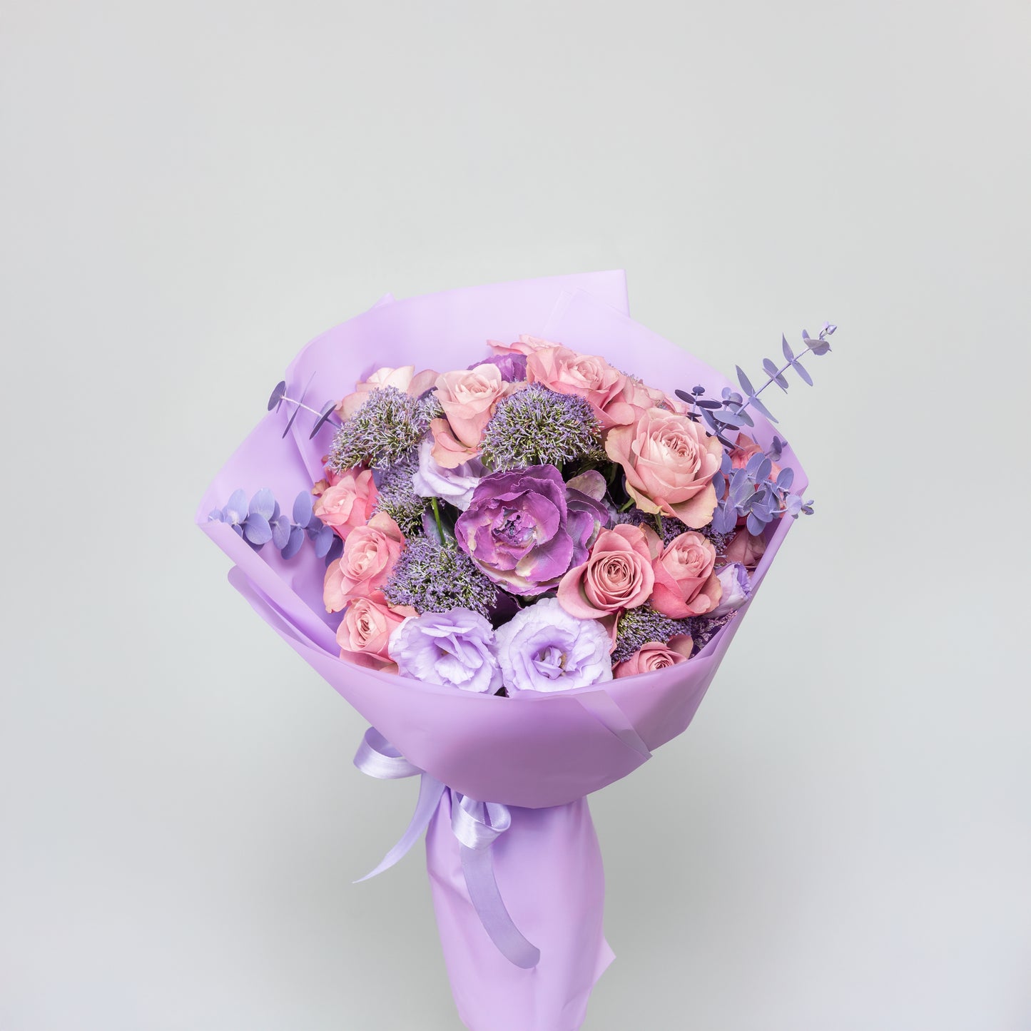12 roses Lavender Dream Bouquet