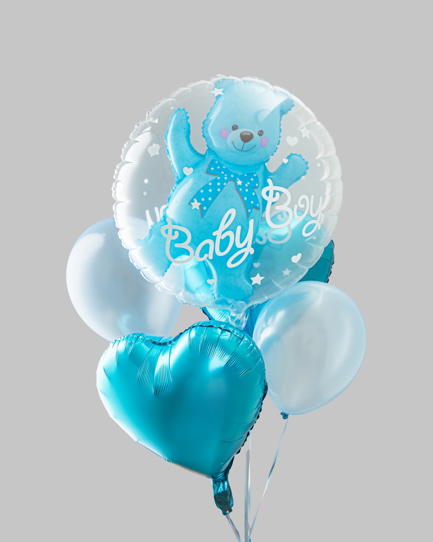 Baby Boy Helium Balloon Set of 5 Pieces