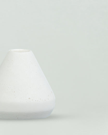 Terrazzo Twist: Small Concrete Vase in Modern Design