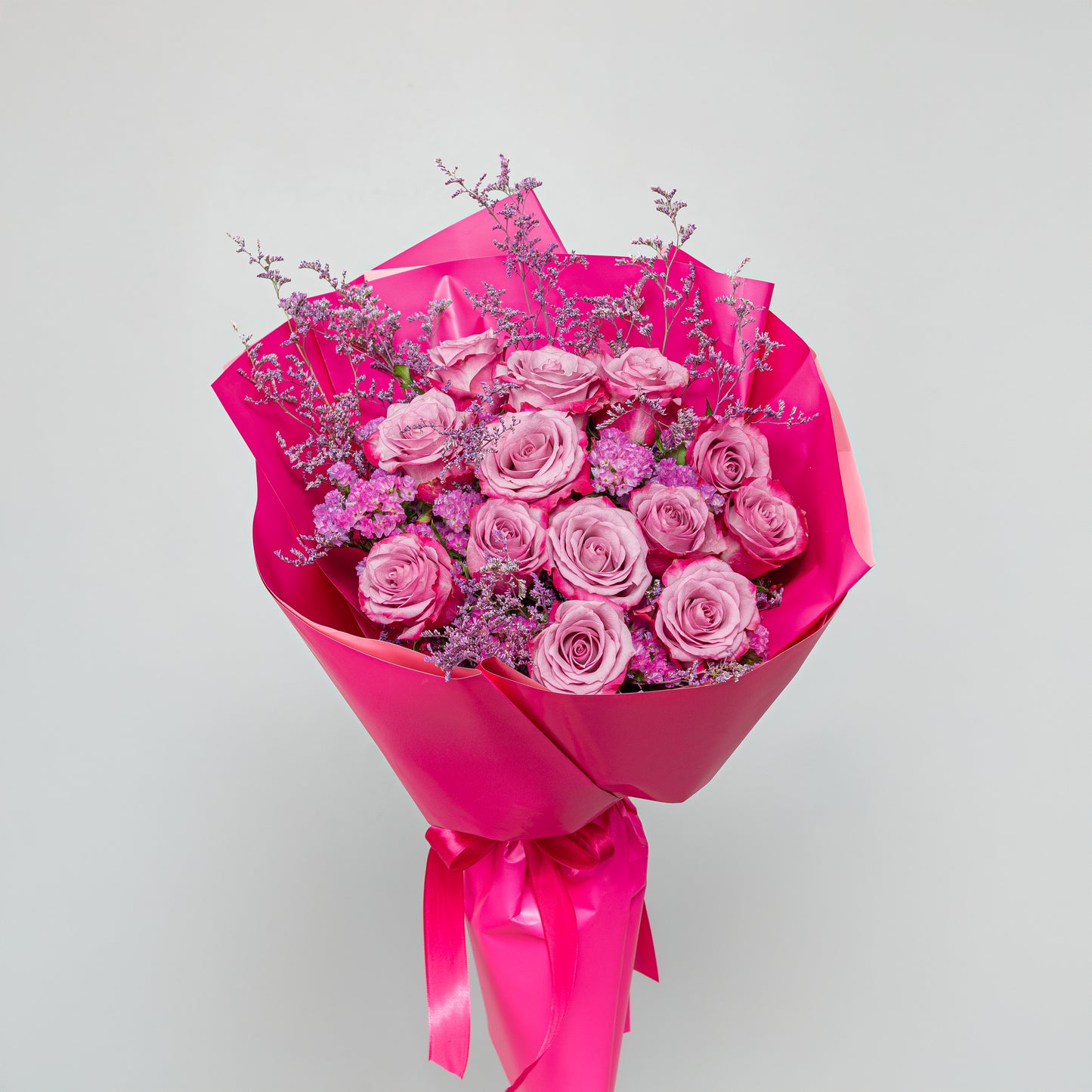 12 roses Blush Romance Bouquet