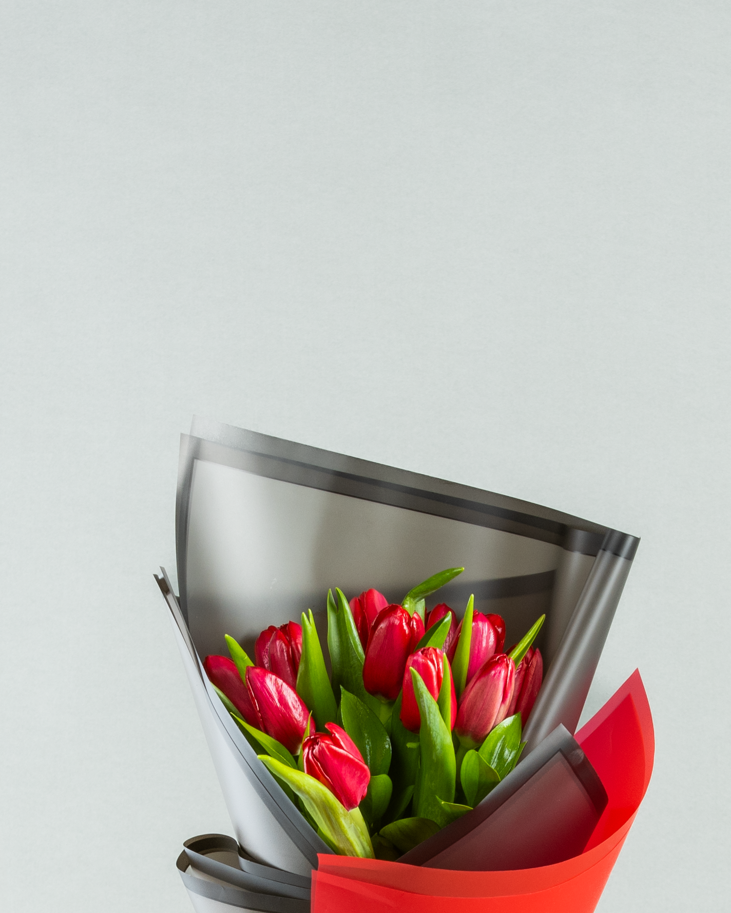 Charming Dozen Red Tulips Bouquet