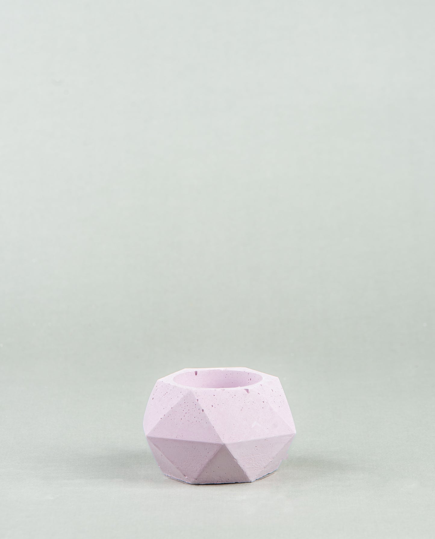 Hexagonal Haven: Small Concrete Holders for Candles or Cacti in Six Colors