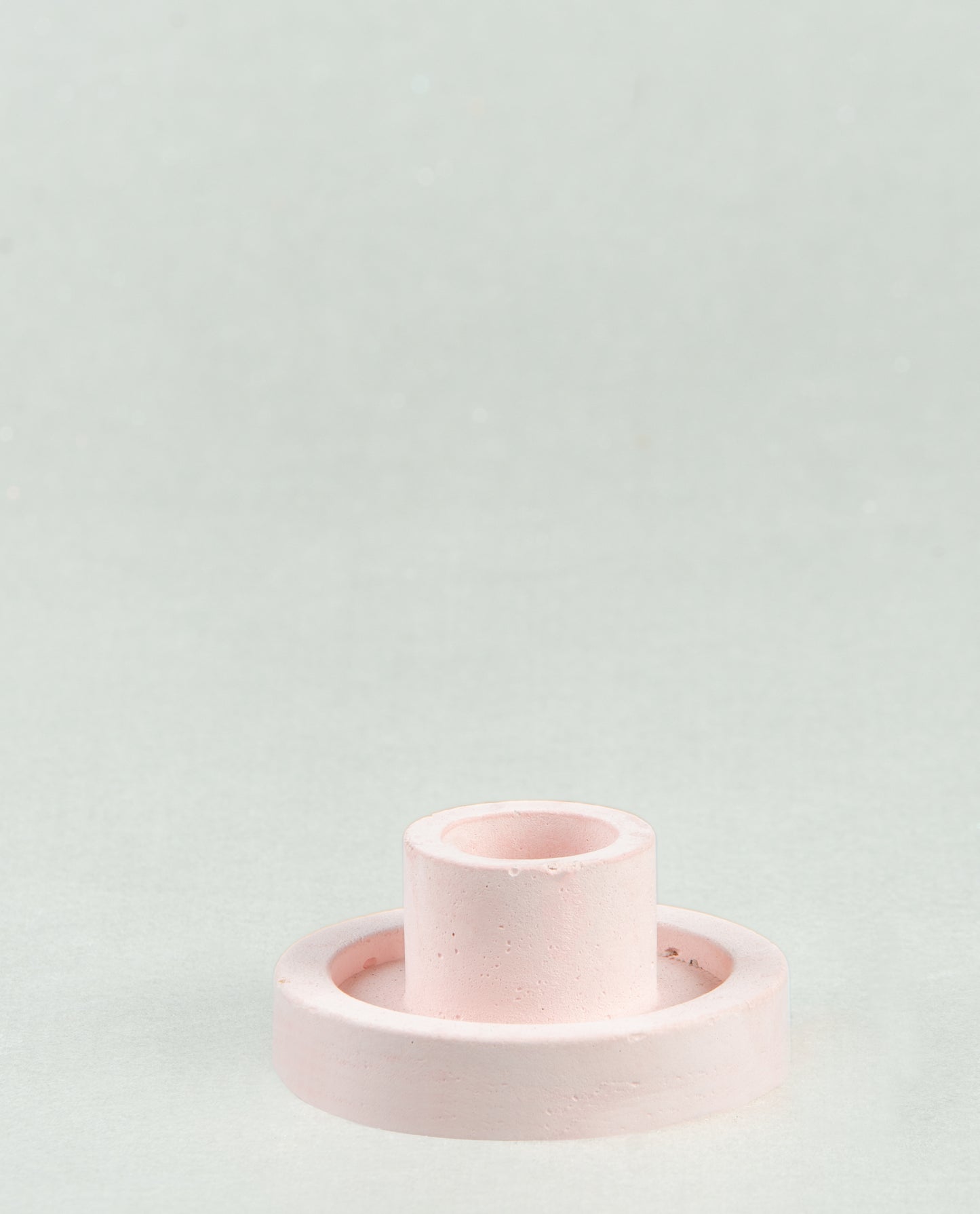 Conic Charm: Small Round Candle Holders in Five Colors