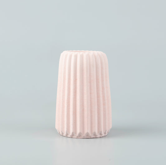 Concrete Baby Pink Flower Vase Baby Pink