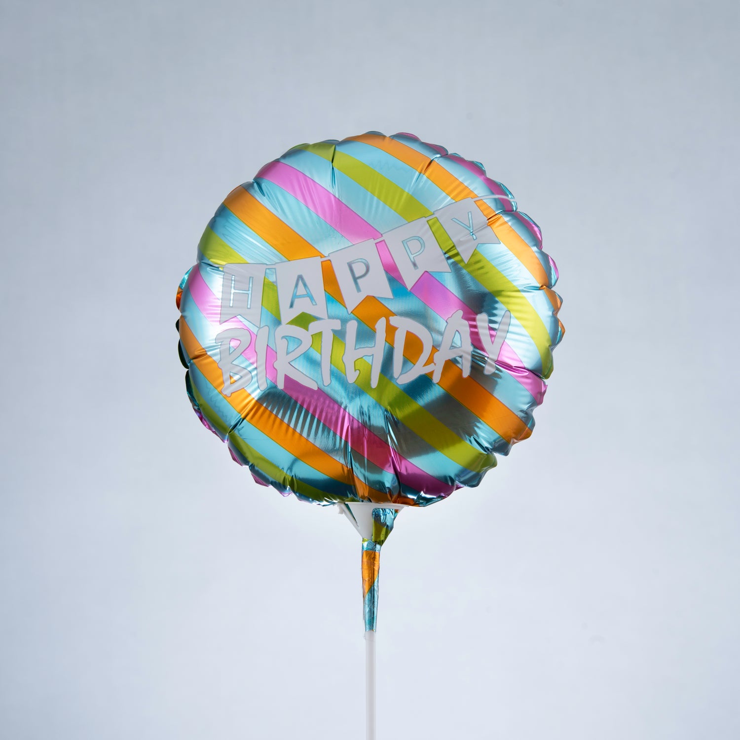 Joyful Wishes: Happy Birthday Stick Balloons