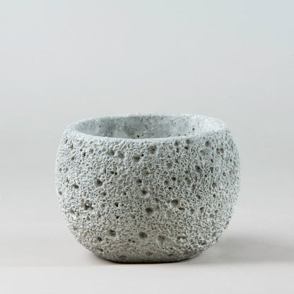 Lunar Essence: Creative Rock Moon Concrete Vessel