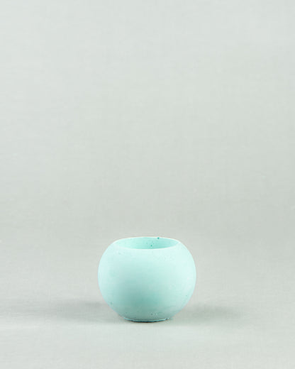 Circular Charm Collection: Small Round Holders for Cacti and Candles in Five Colors