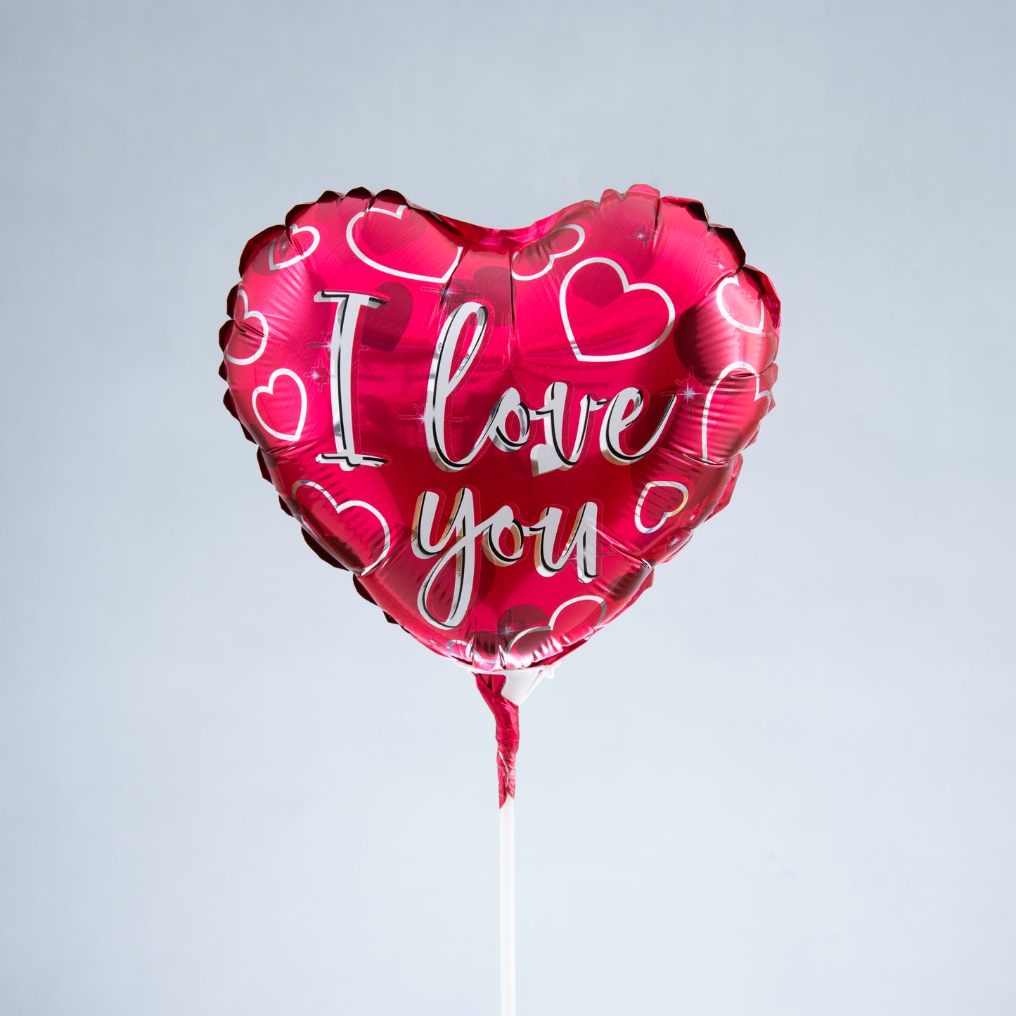 Heartfelt Sentiments: 'I Love You' Stick Balloons